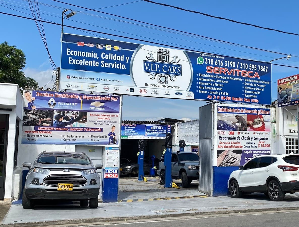 V.I.P. CAR´S | Taller Automotriz | Serviteca | Latonería y Pintura | Taller Mecánico en Cúcuta