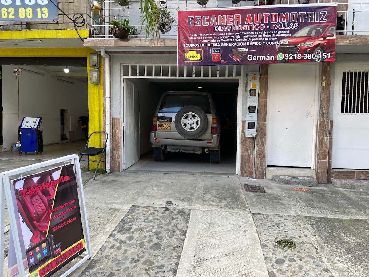 Taller automotriz y Tapicería German Rodríguez Pereira