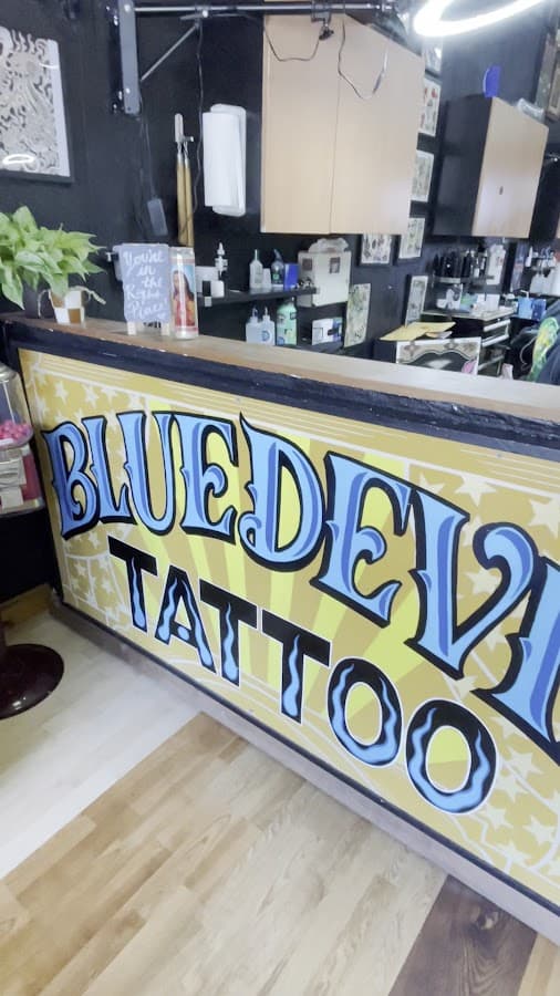 Blue Devil Tattoo — foto