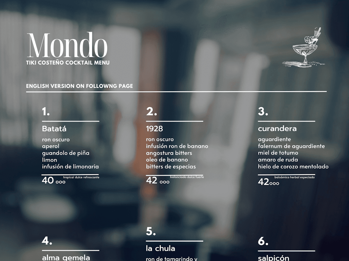 Mondo Cocktail Bar — foto