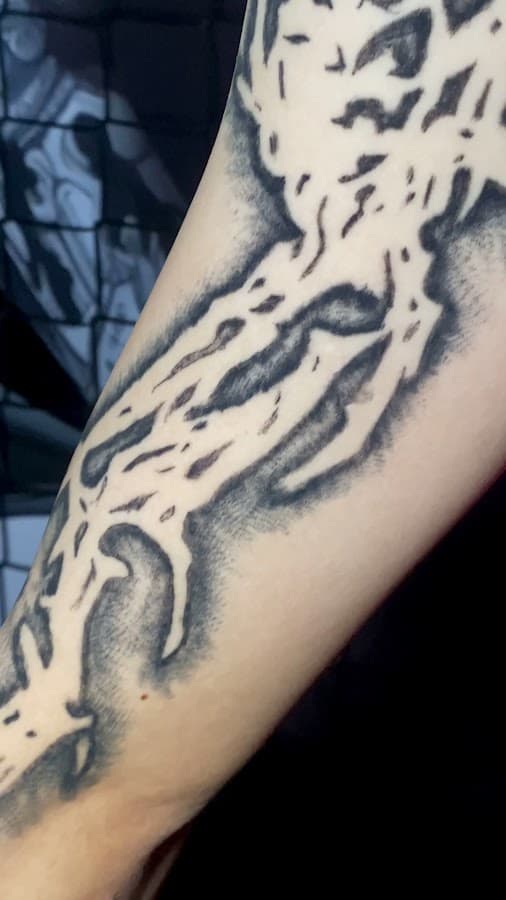 poppy ice cream tattoo — foto