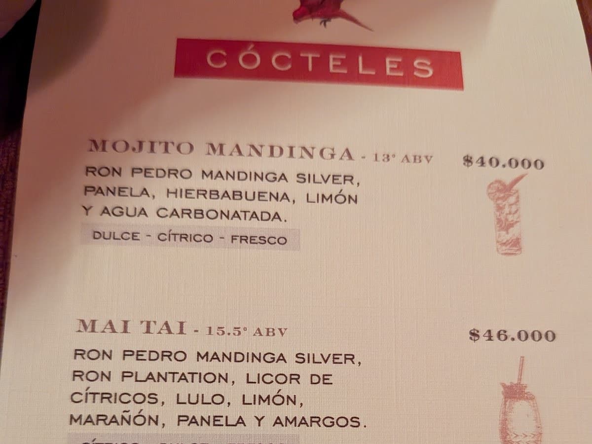 Pedro Mandinga Rum Bar Bogotá — foto