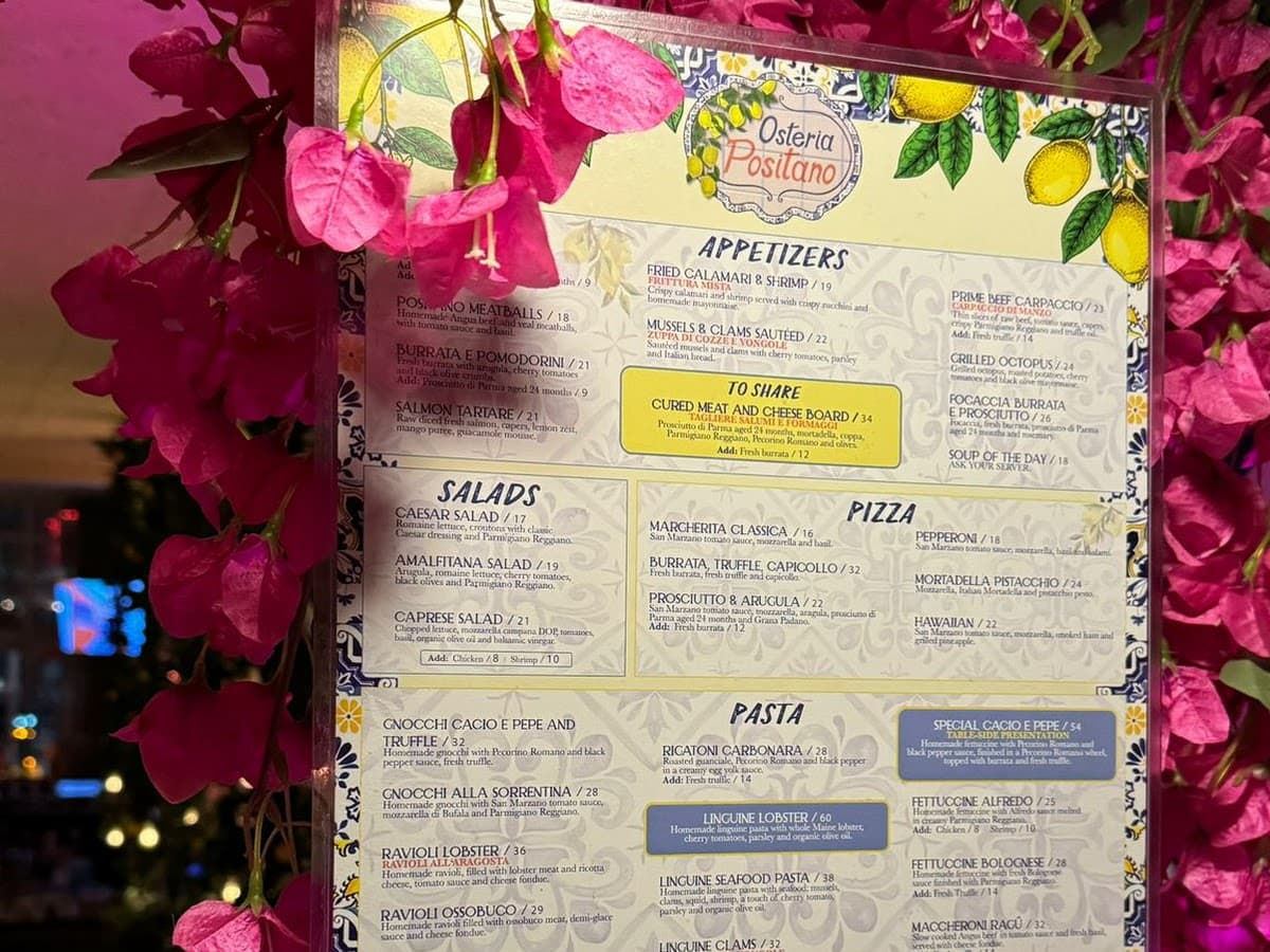 Osteria Positano - Best Italian Restaurant Miami Beach — foto