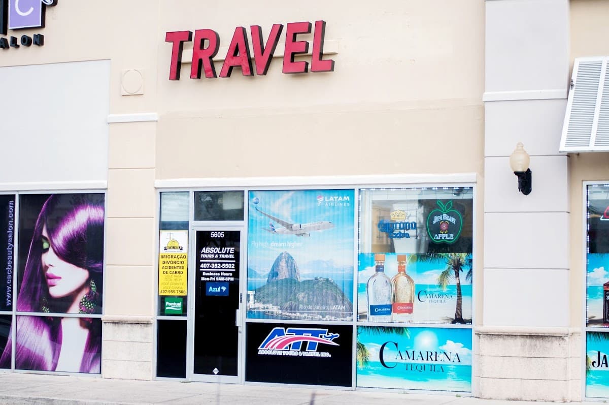 ATT Florida - Absolute Tours & Travel | Agência em Orlando; ingressos Disney, Universal e pacotes emissivos e receptivos