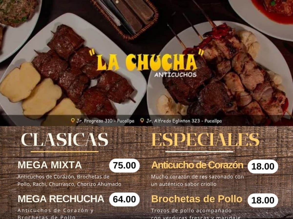"LA CHUCHA ANTICUCHOS" — foto