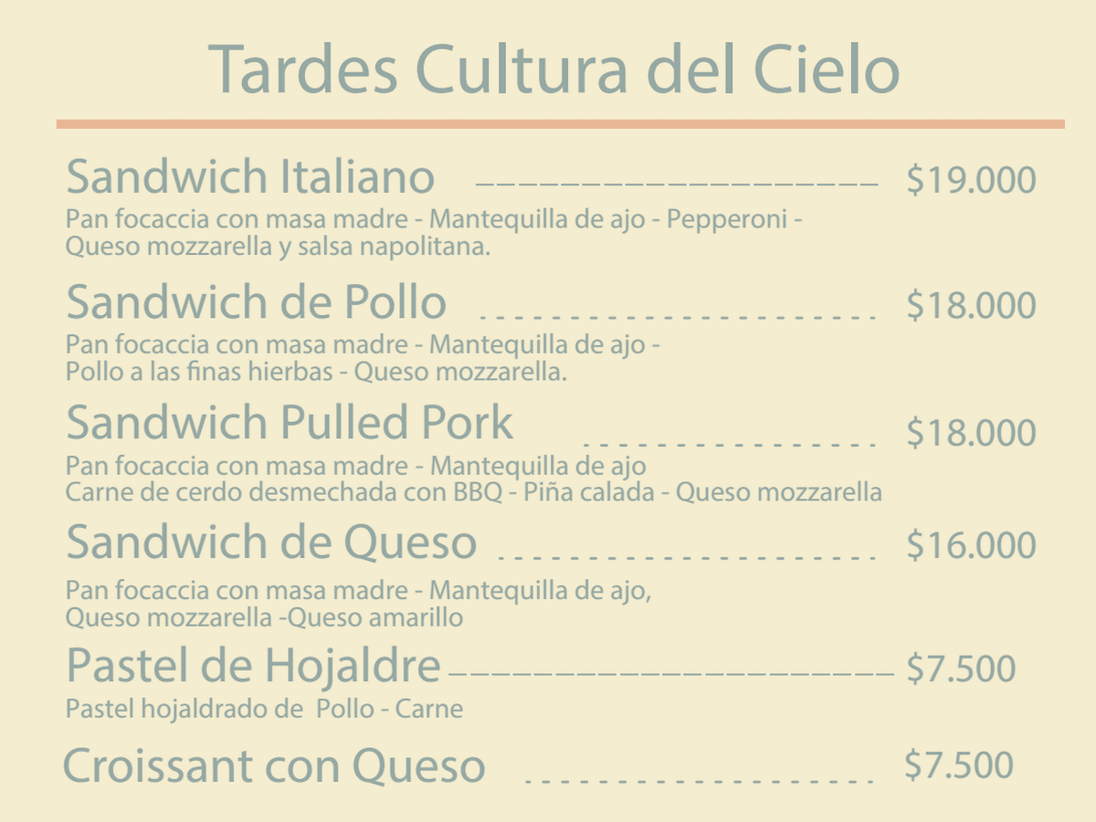 Cafe Cultura del Cielo — foto