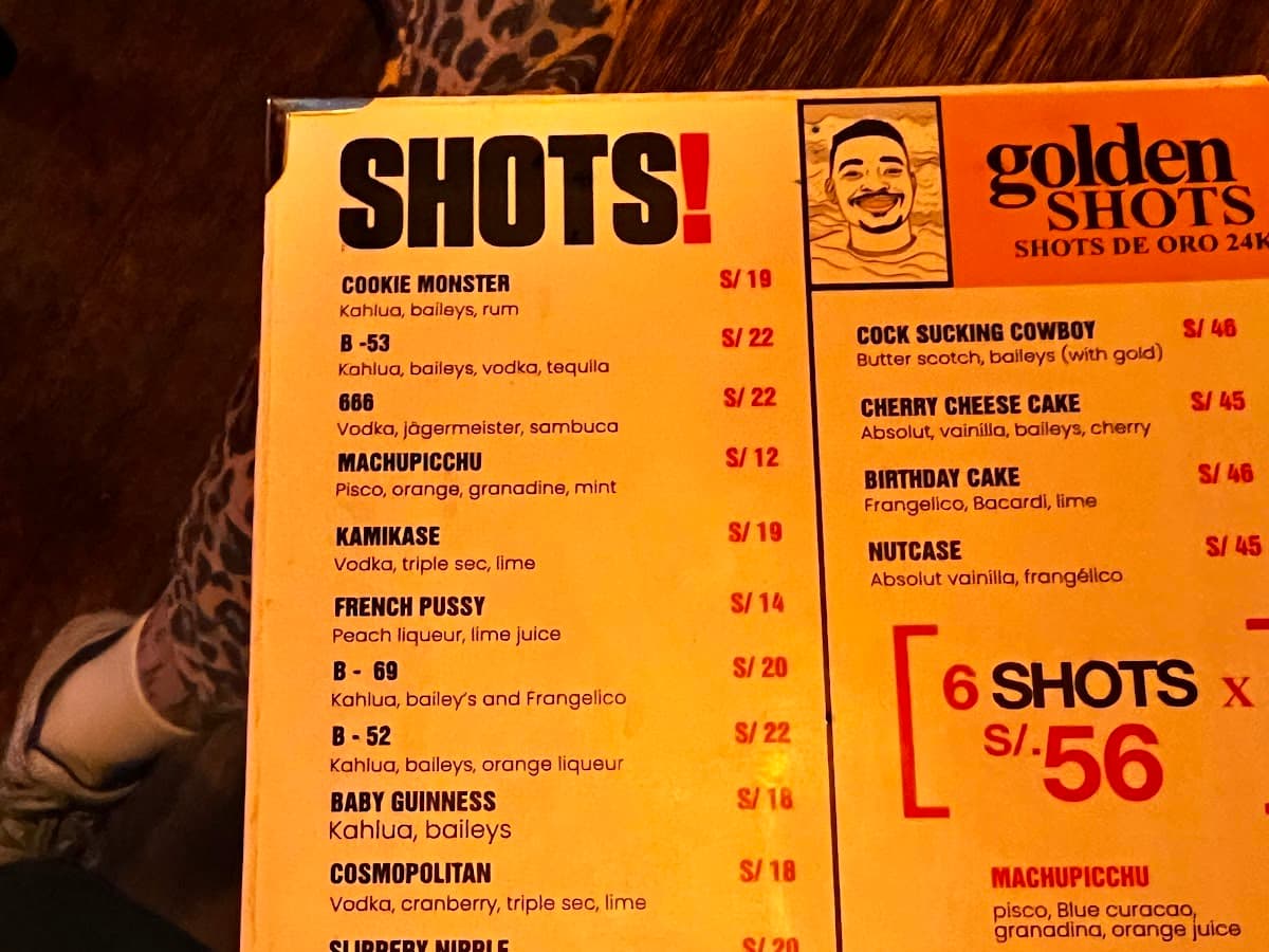La chupiteria the shot bar — foto