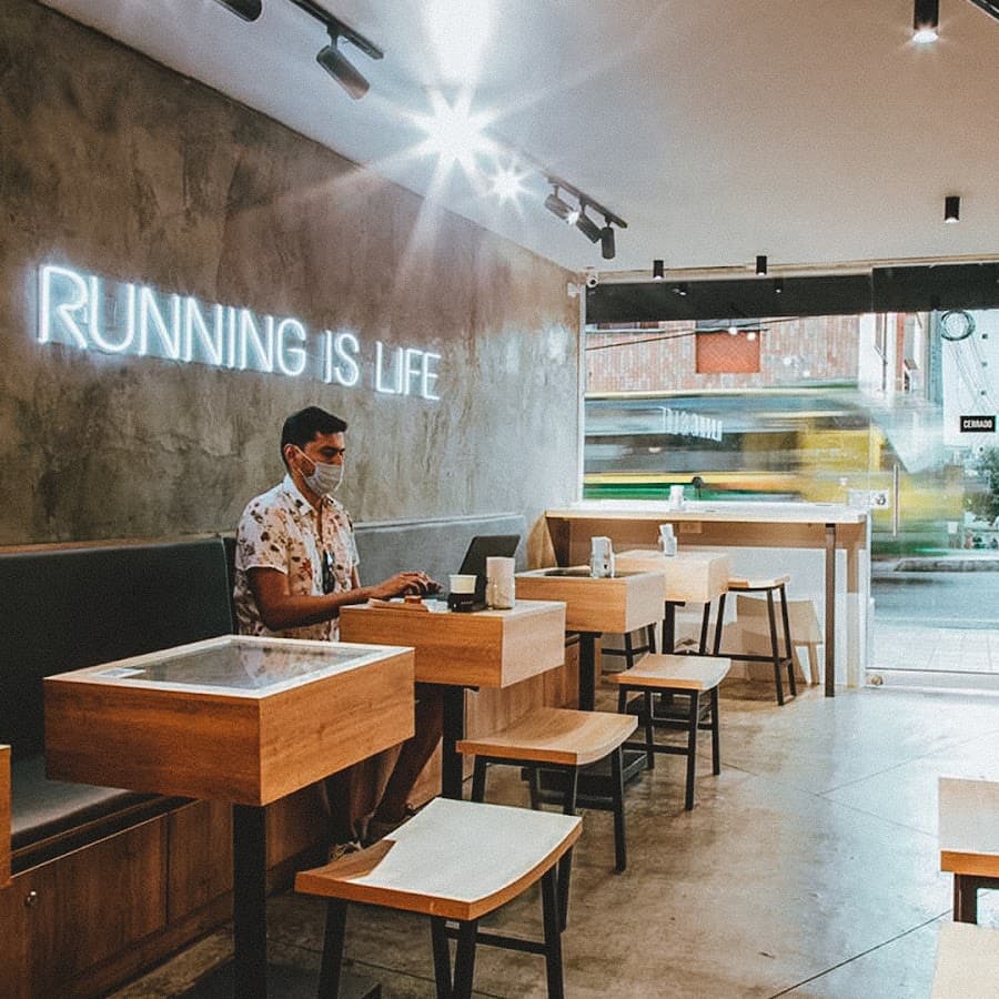 Running Coffee Bga — foto