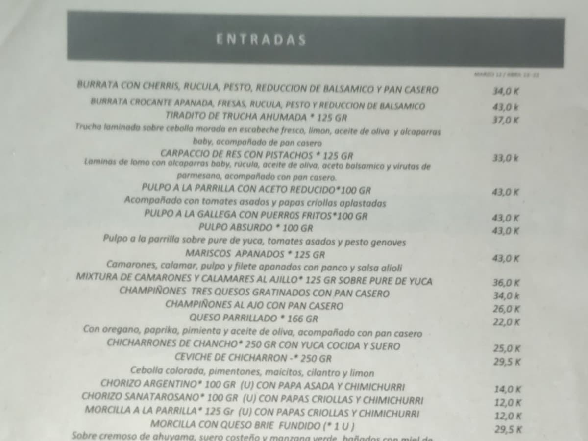 Restaurante Ombú Steak & Fish House — foto