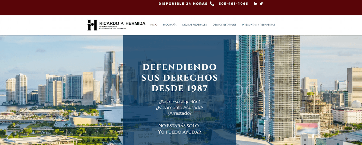 Ricardo P. Hermida, Abogado Criminalista en Miami — foto