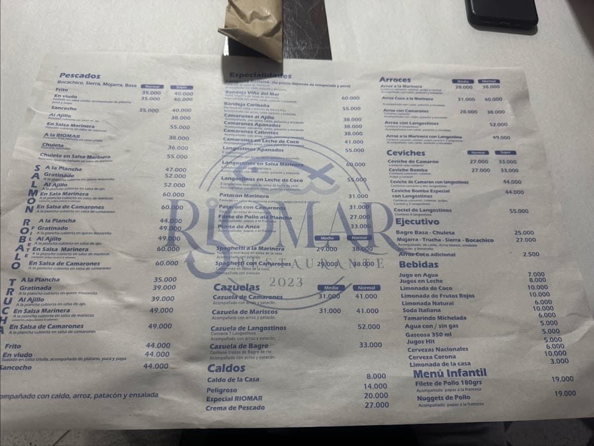 Restaurante RIOMAR | Comida De Mar | Cevichería | Centro — foto