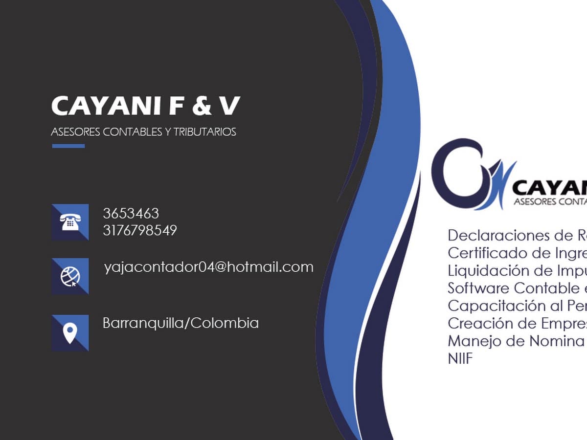 CONTADORES BAQ • Contador en Barranquilla — foto