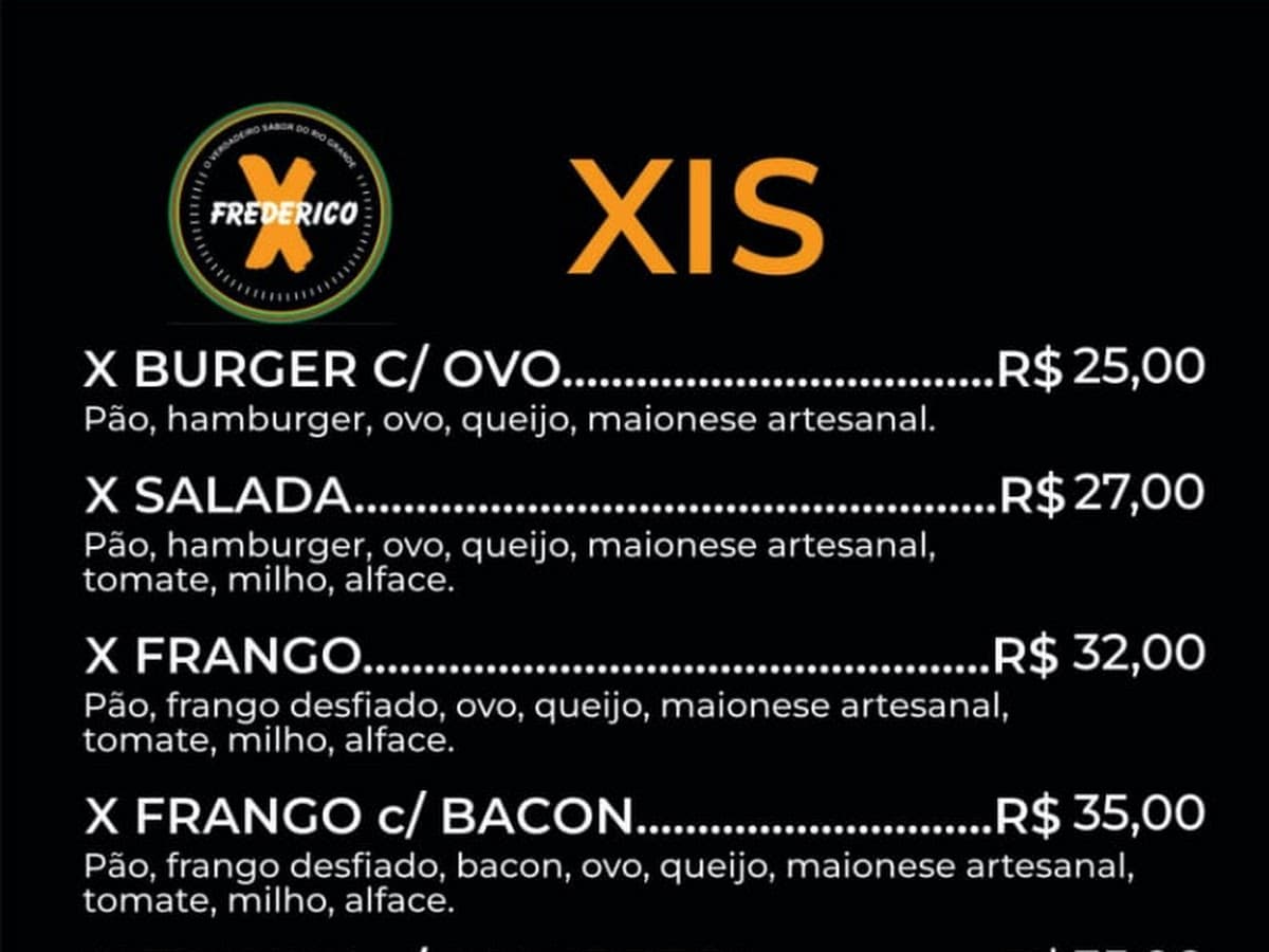 X Frederico - Hamburgueria Artesanal e Xis Gaúcho em Itapema — foto