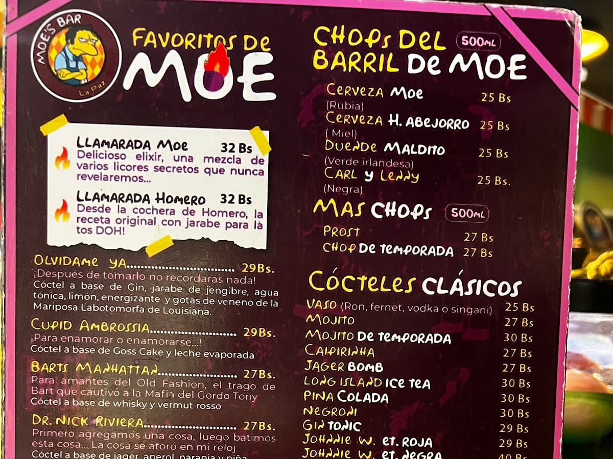 Moe's Bar LPZ — foto