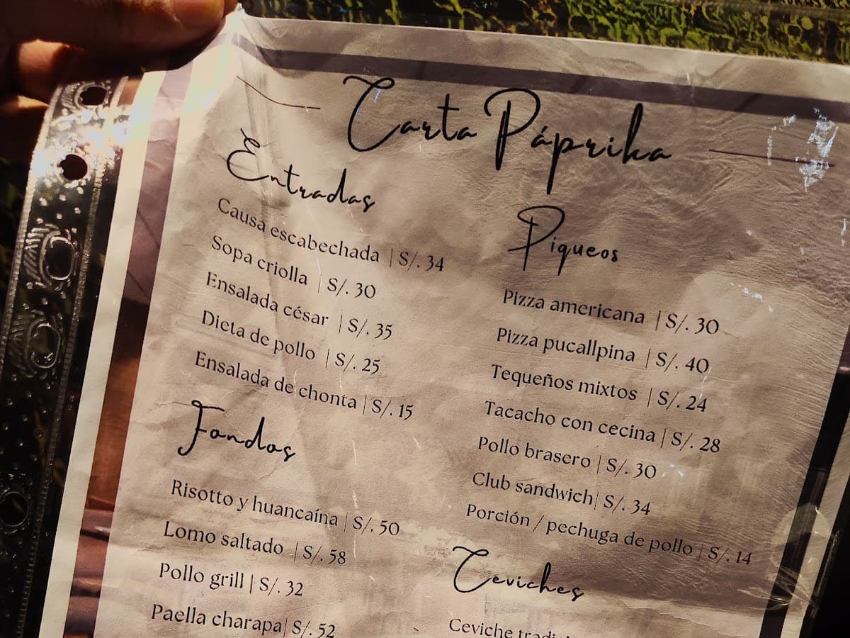 Restaurante Paprika Pucallpa — foto