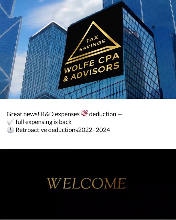 Wolfe CPA & Advisors, CPA - Tax Plan — foto