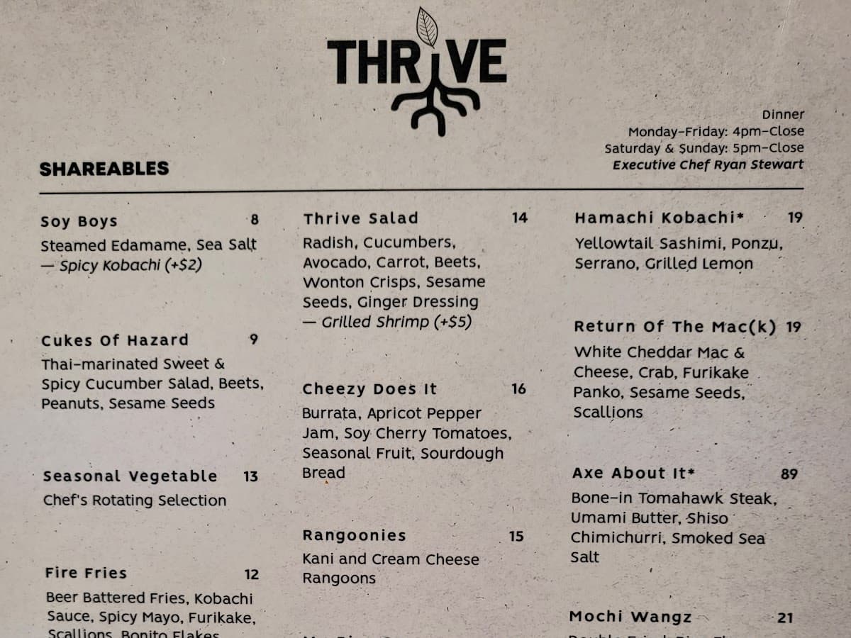 Thrive Cocktail Lounge & Eatery — foto