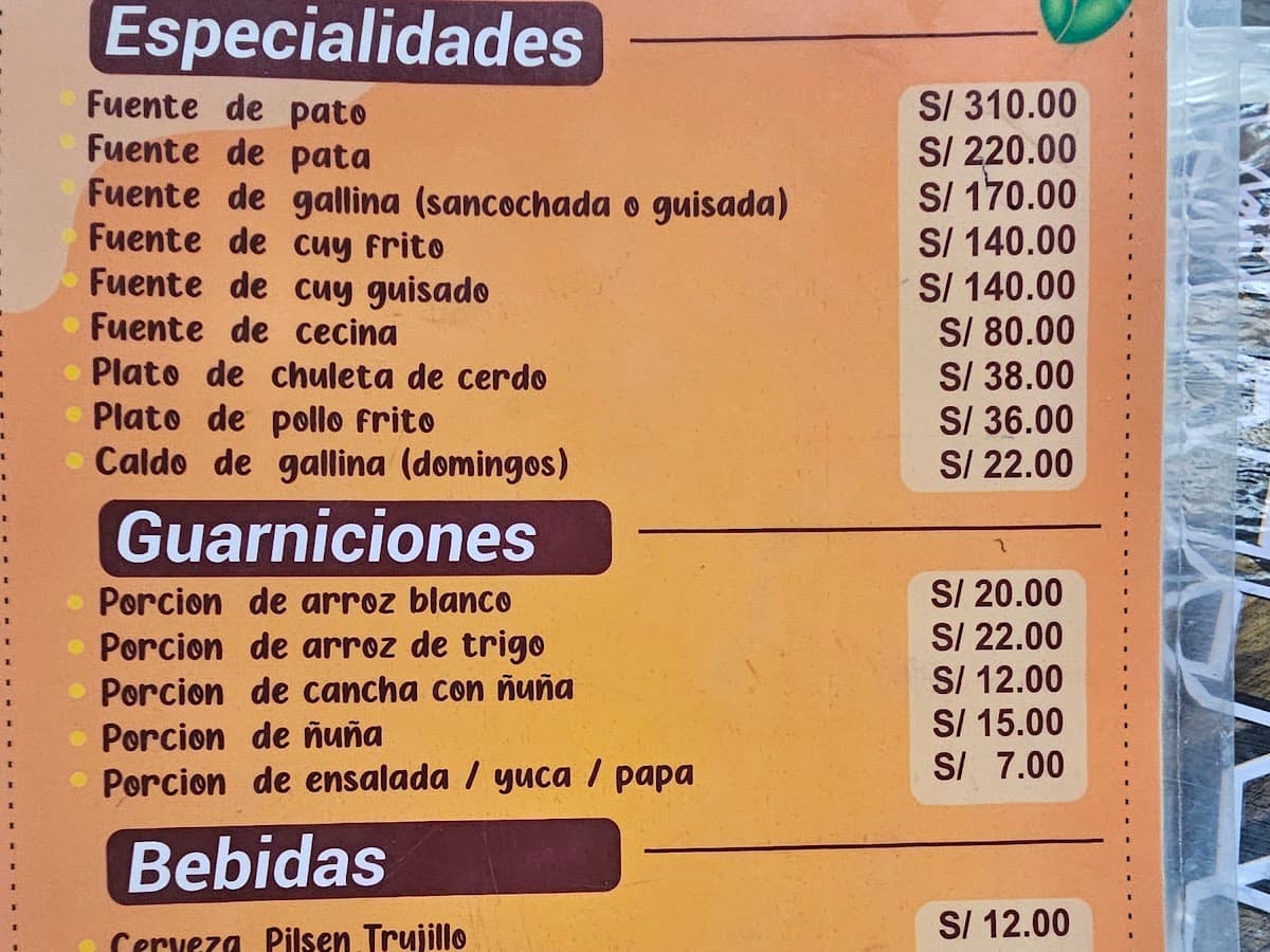 Restaurante el Naranjo trujillo — foto