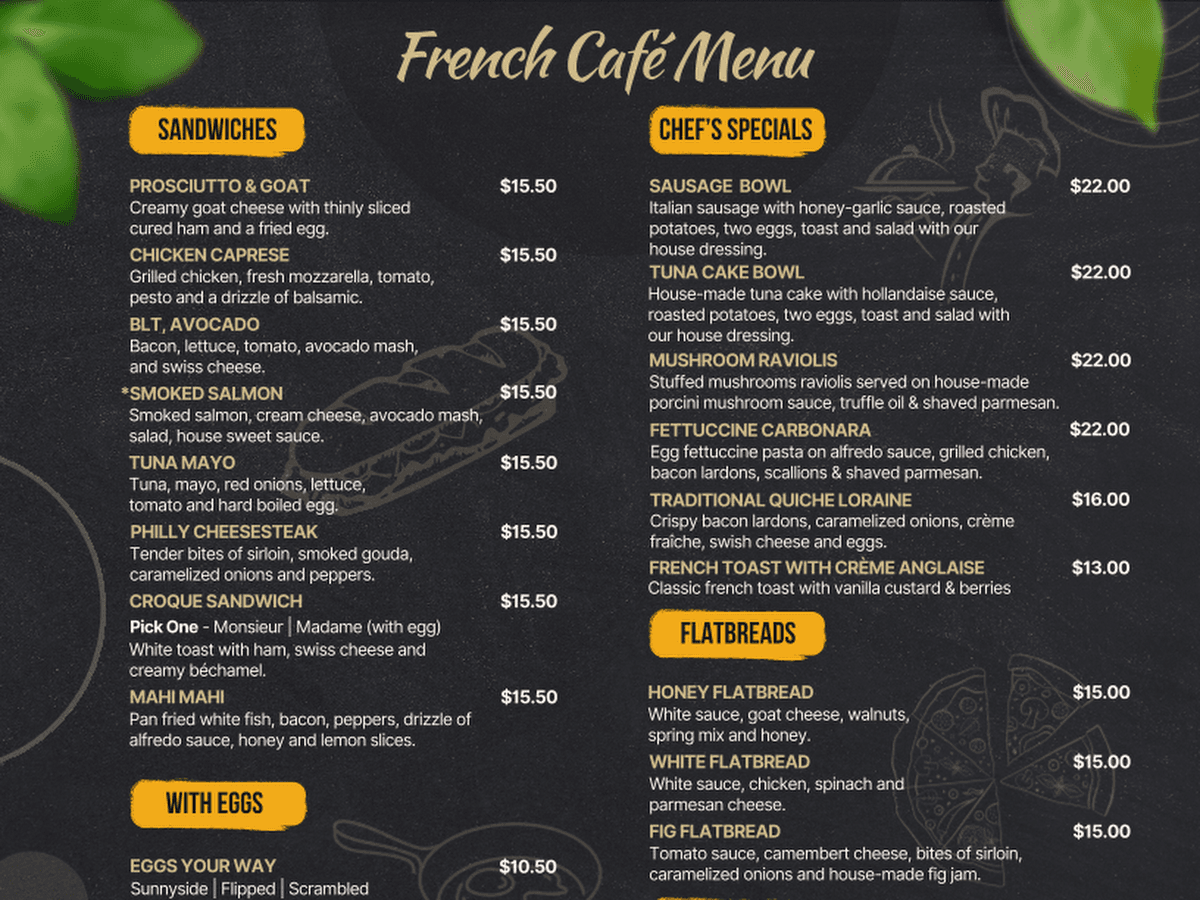 FRENCH CAFE : BREAKFAST & LUNCH — foto