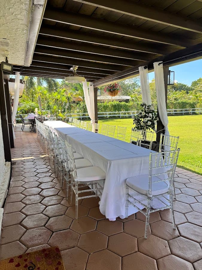 Tables And Chairs Miami/event rentals/party rentals