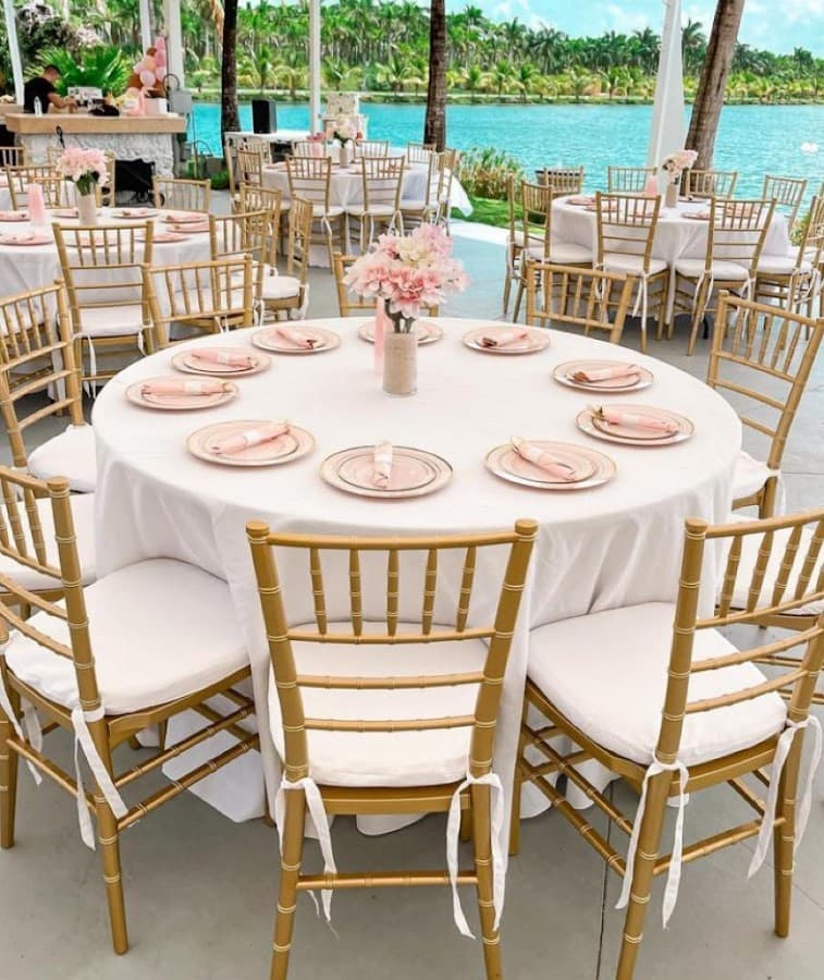 Tables And Chairs Miami/event rentals/party rentals — foto
