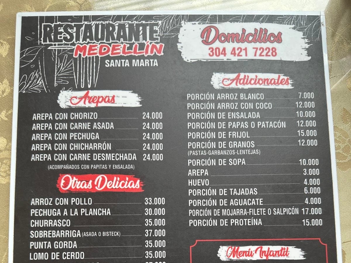 Restaurante Medellin Santa Marta — foto