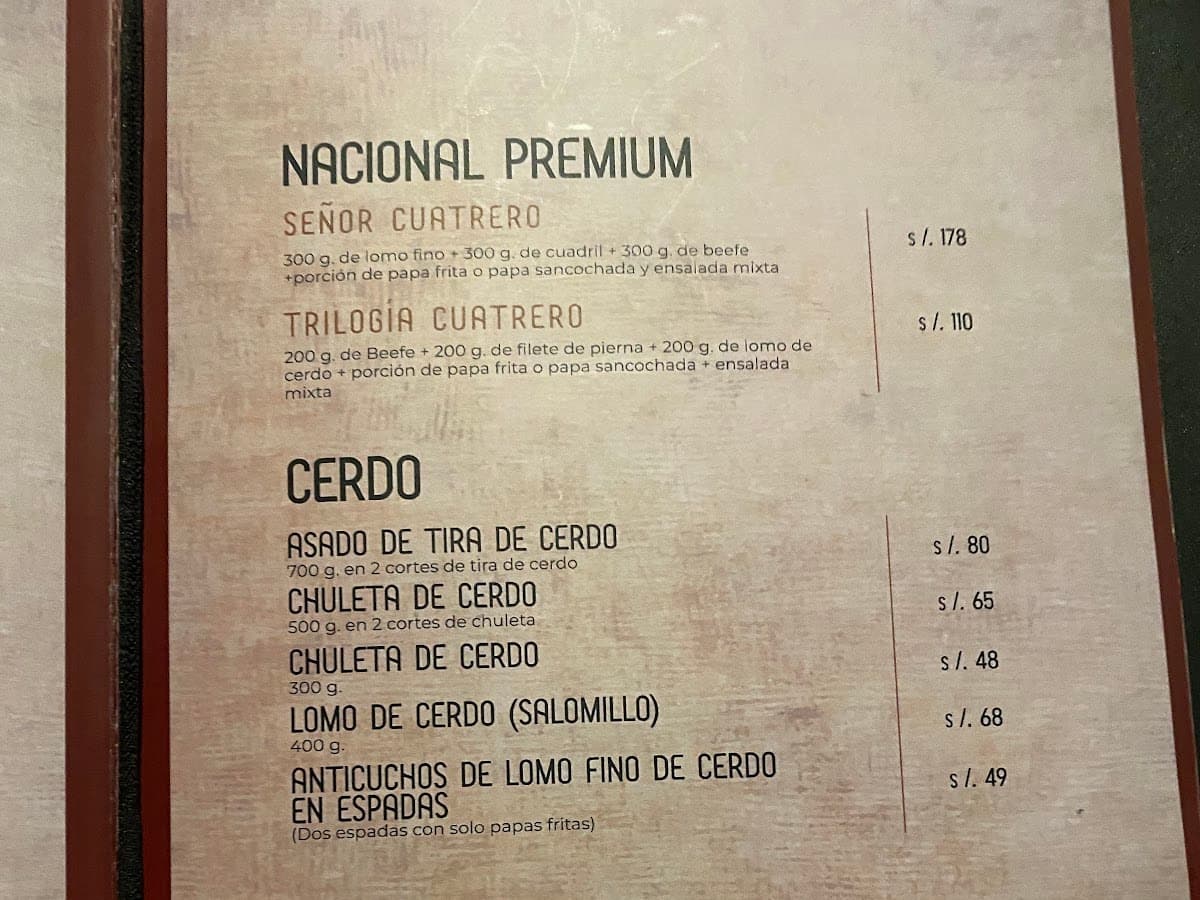 El Cuatrero La Merced — foto