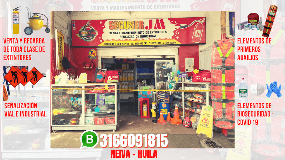 VENTA Y RECARGA DE EXTINTORES NEIVA SEGUSER JM