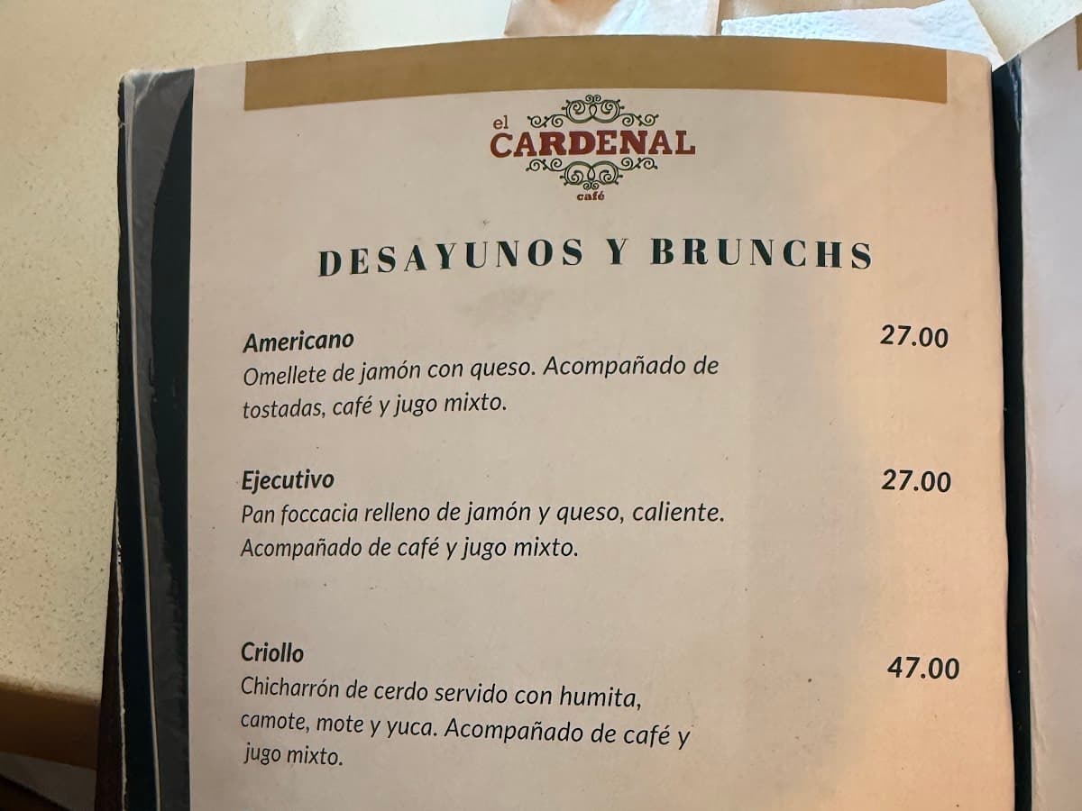 El Cardenal Café — foto