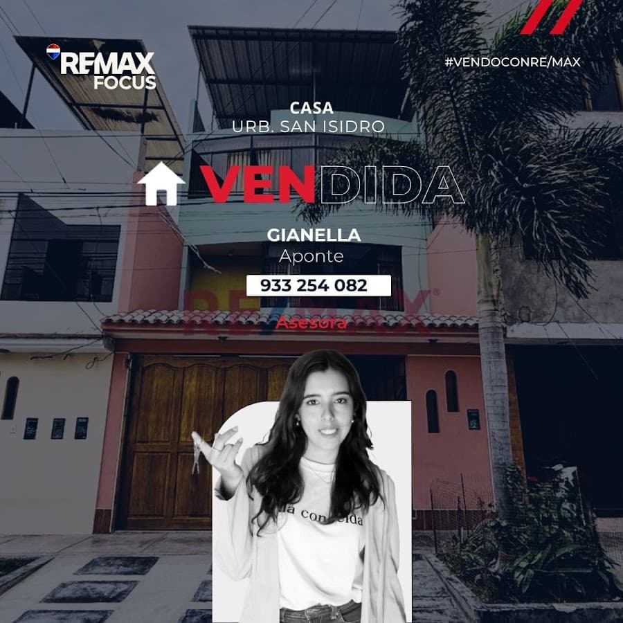 Gianella Aponte - Asesora Inmobiliaria Remax Focus