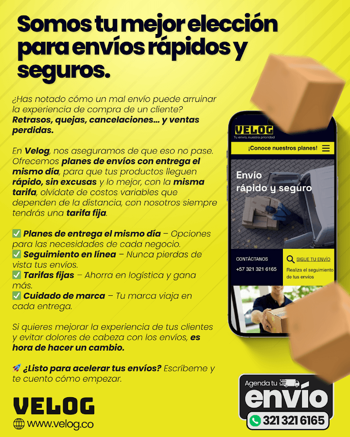 Velog ¡Tu sueñas, nosotros entregamos! — foto