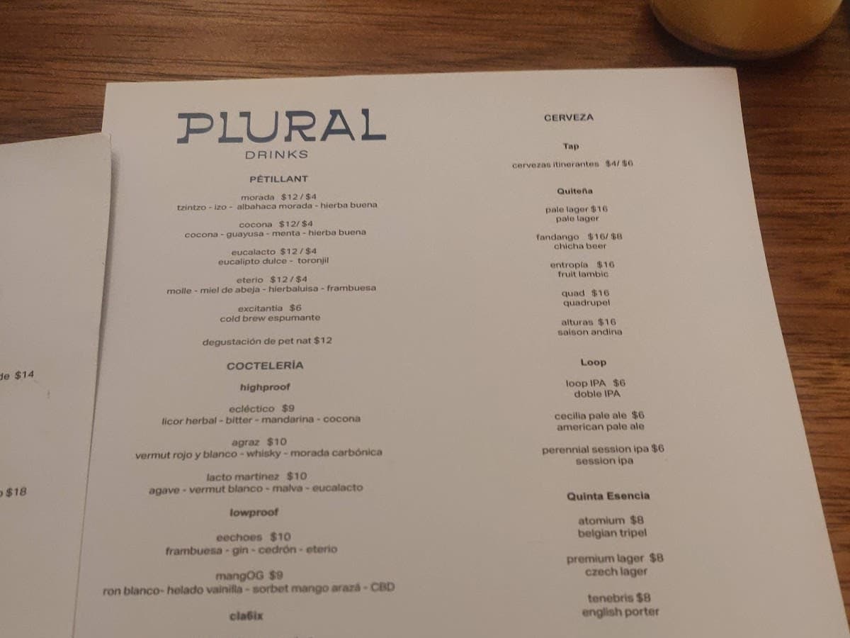 Plural Drinks — foto
