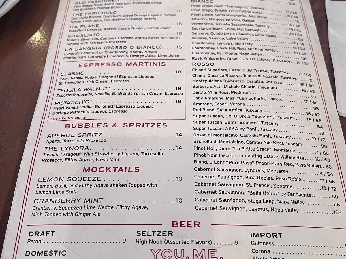 Lynora's Italian Restaurant — foto