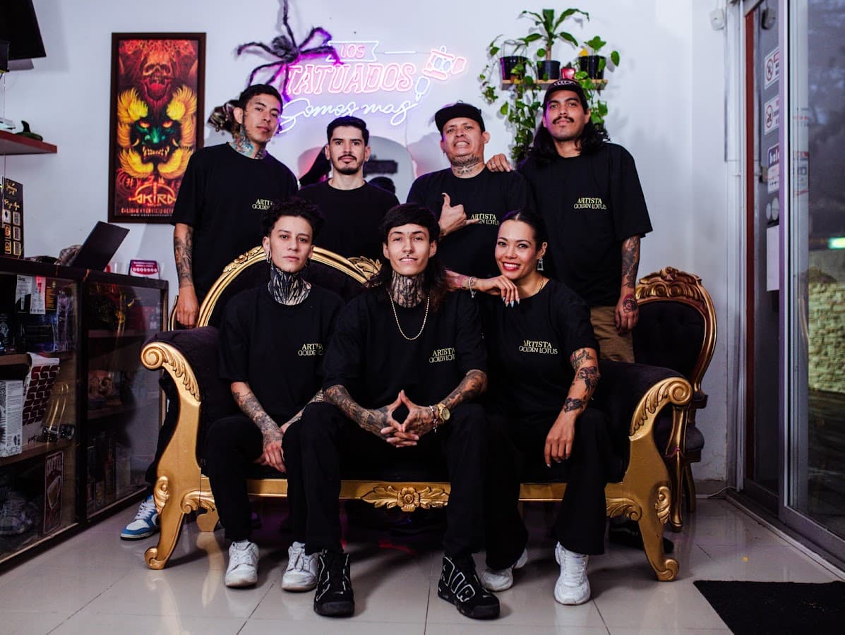 Golden Lotus Tattoo
