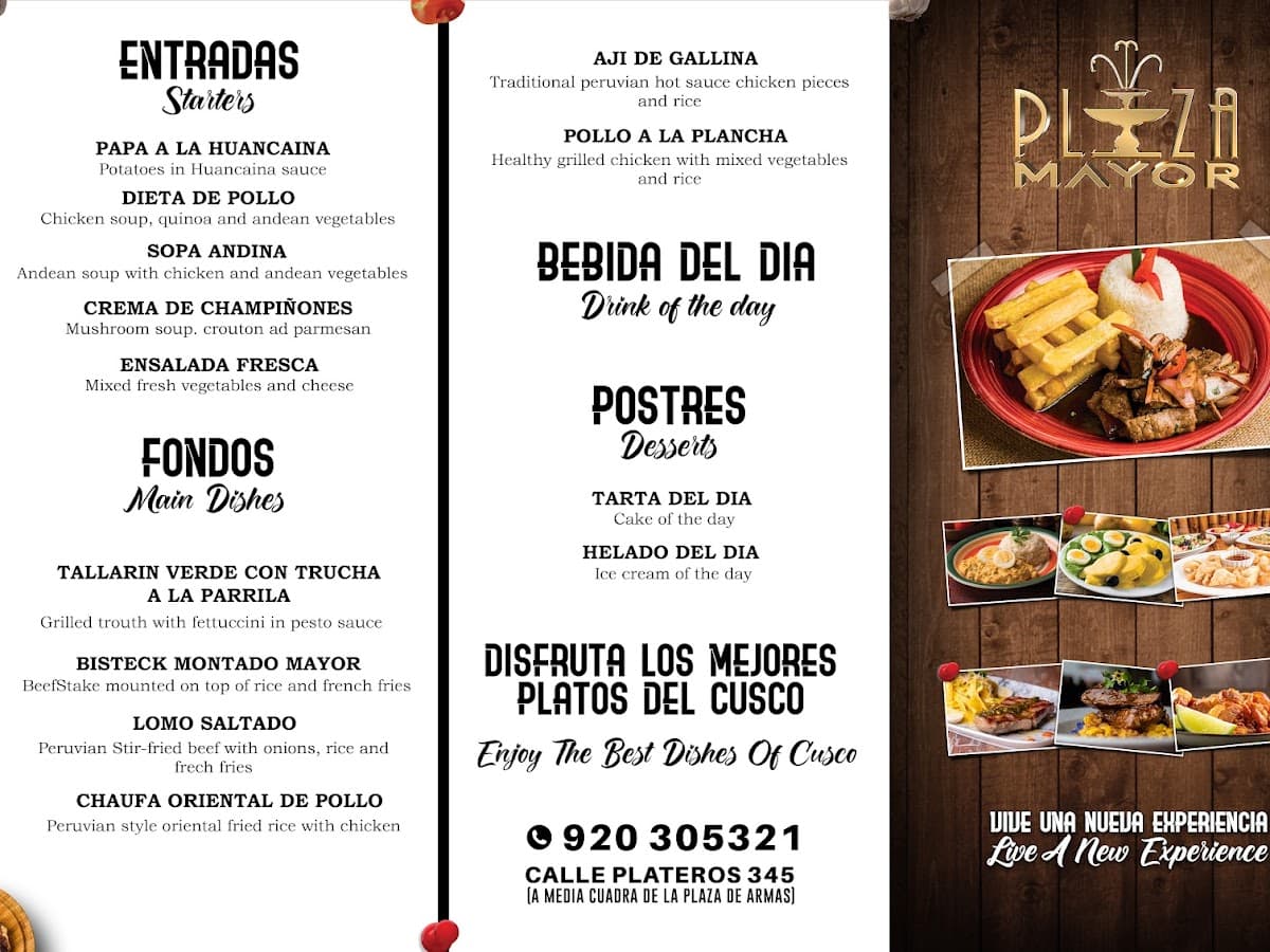 Plaza Mayor Cusco Restobar — foto