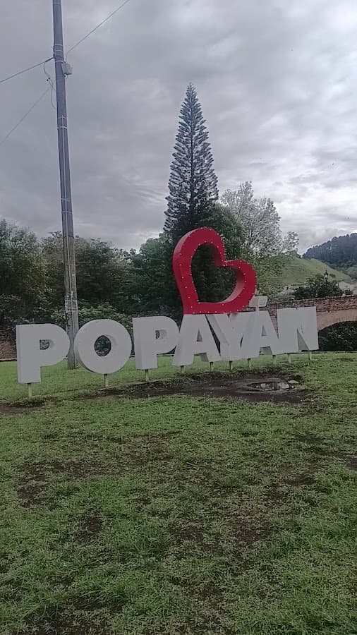 Letrero Popayán — foto
