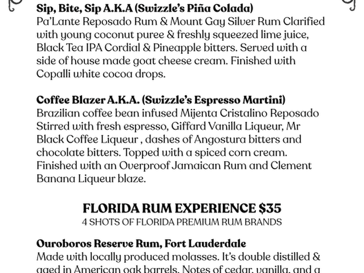 Swizzle Rum Bar & Drinkery Ft. Lauderdale — foto