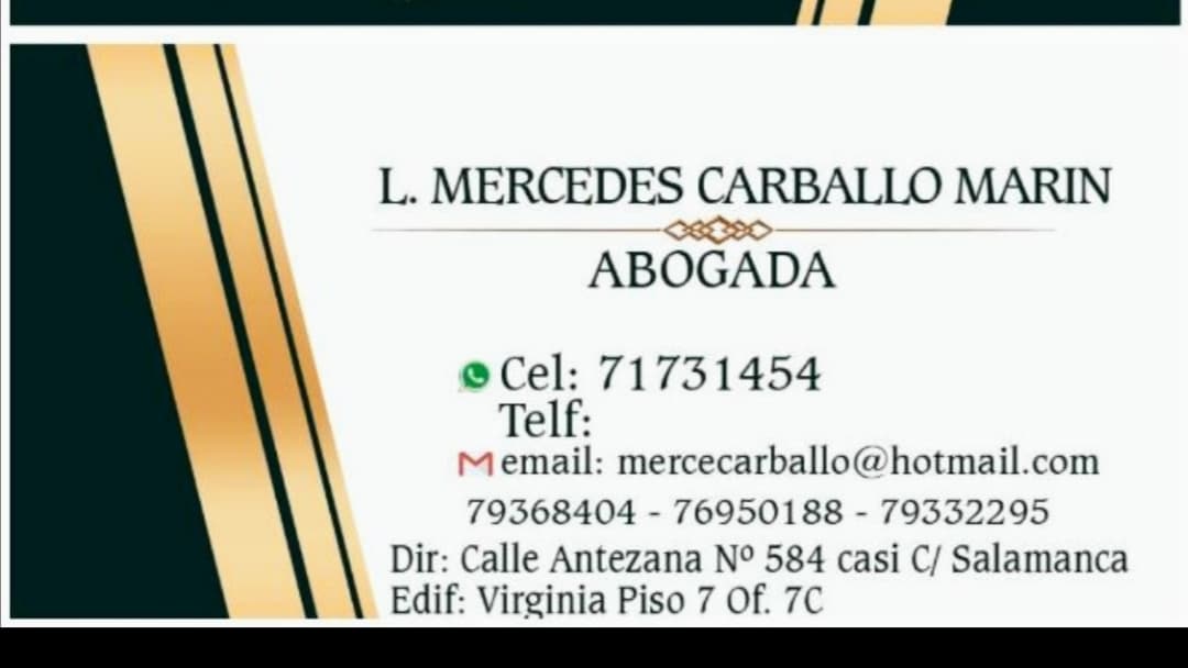 Estudio Jurídico - BCF Mercedes carballo
