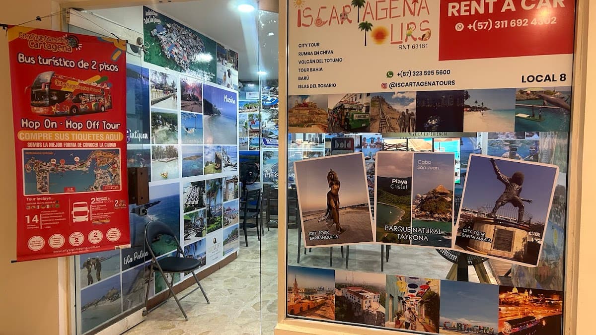 IS CARTAGENA TOURS. Lobby del Hotel Almirante local 8.