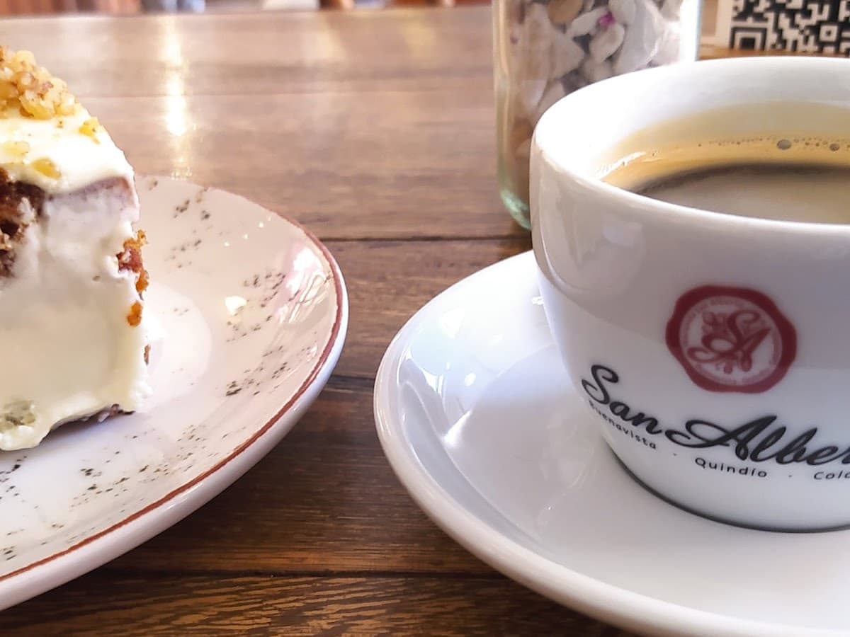 Café San Alberto Plaza Santo Domingo — foto