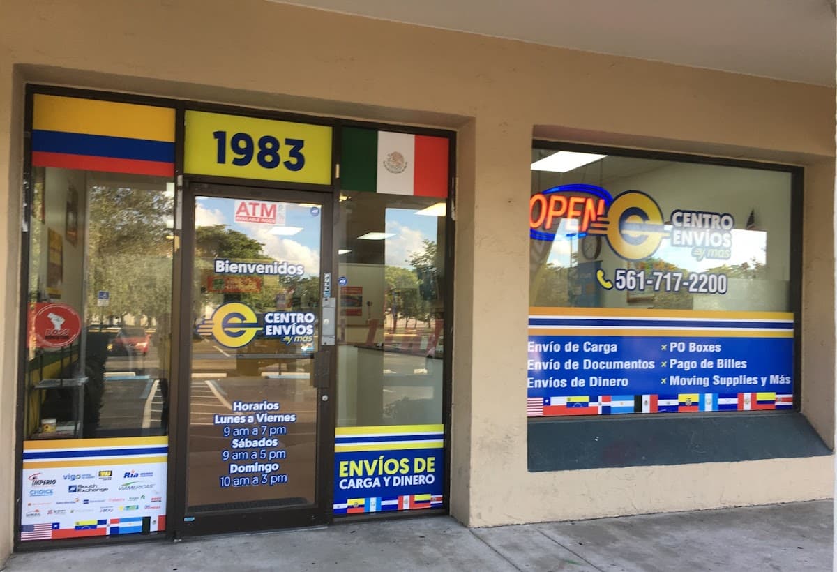 Centro Envios West Palm Beach Sur * Agencia Envios de Dinero y Carga