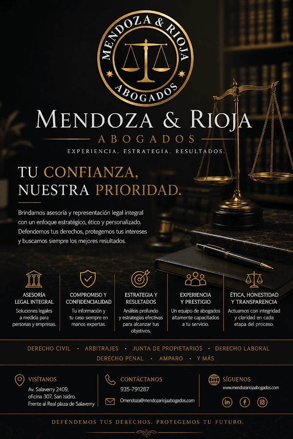 Estudio de abogados Mendoza & Rioja — foto
