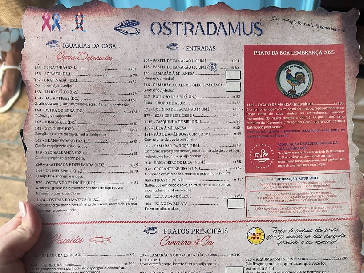 Ostradamus Restaurante — foto