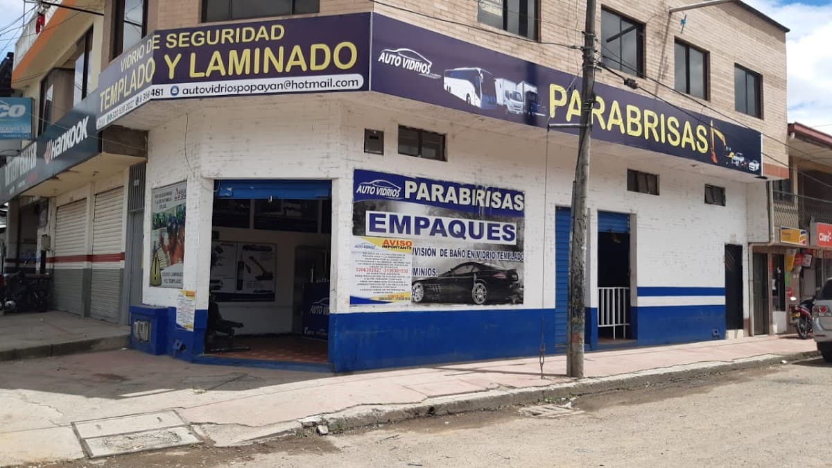 PARABRISAS EN POPAYAN