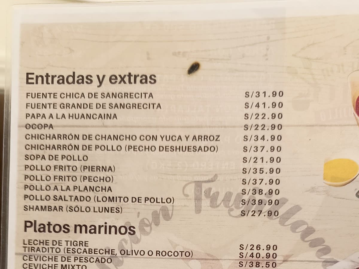 Tradición Trujillana Restaurante Tradicional — foto