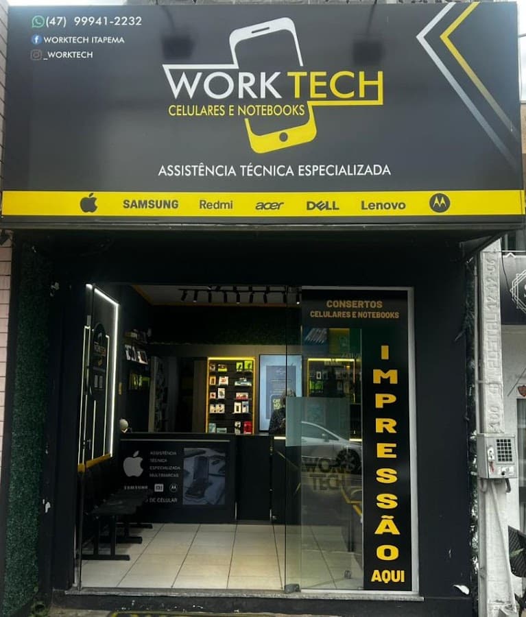 Worktech Soluções Tecnológicas - Celulares e Informática