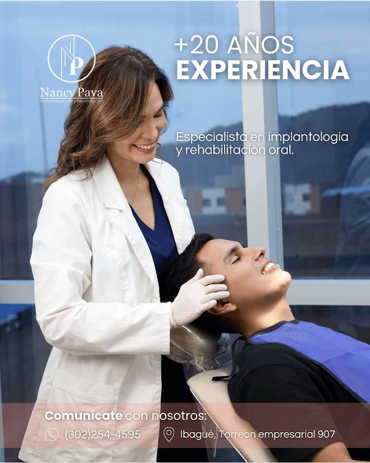 Odontología, Dra Nancy Pava, Especialista implantología oral y reconstructiva