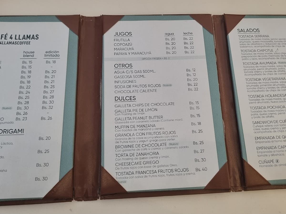 Café 4 Llamas - Santa Cruz — foto
