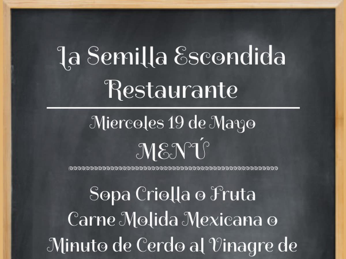 La Semilla Escondida restaurante — foto