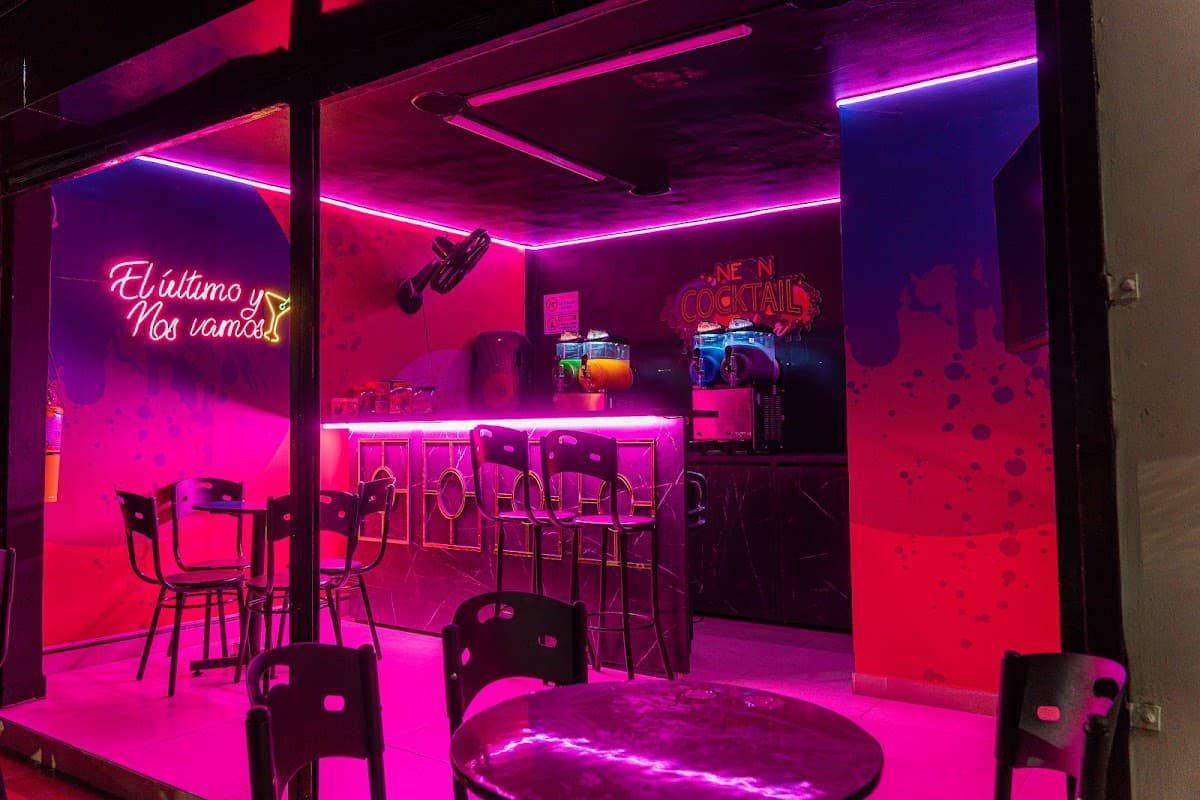 Neon Cocktail Bar